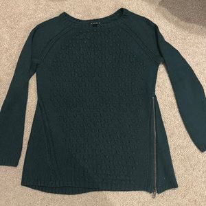 Nordstrom tunic length sweat with side zip